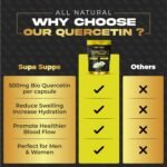 Pure Bio Quercetin 500mg - High Strength Quercetin Capsules - Antioxidant & Flavonoid Quercitin Supplement - Natural Support for Cellular Protection & Vitality - 180 Vegan Capsules - Image 4