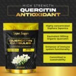 Pure Bio Quercetin 500mg - High Strength Quercetin Capsules - Antioxidant & Flavonoid Quercitin Supplement - Natural Support for Cellular Protection & Vitality - 180 Vegan Capsules - Image 6