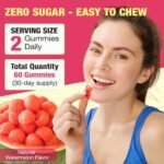 Berberine Gummies, Berberine Supplement Gummies with Turmeric Support Energy, Gut Health Aid Overall Health & Vitality, for Women & Men, Sugar Free 60 Gummies - Image 4