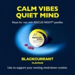 Rescue Night Pastilles | Blackcurrant Flavoured | Natural Bedtime Support | Bach™ Original Flower Essences | Chewable pastilles | Help Prepare for a Restful Sleep | 50g tin - Image 3