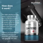 GH-1000 for Men Hormone Suport | Anti-Aging, Muscle Growth, Energy, Sleep | 168 Vegan Capsules Muscle Growth Supplements - Image 4