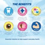 Paw Patrol Multivitamin Gummies for Kids, Daily Vitamins with Essential Nutrients, Fun & Tasty Chewable Supplement, Mixed Berry Flavour, Pack of 30 - Image 4