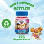 Paw Patrol Multivitamin Gummies for Kids, Daily Vitamins with Essential Nutrients, Fun & Tasty Chewable Supplement, Mixed Berry Flavour, Pack of 30 - Image 5
