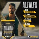 Alfalfa Powder Premium Organinc Green Superfood for Detox, Digestive Health & Immune Support - Rich in Vitamins, Minerals & Chlorophyll - Perfect for Smoothies & Juices by XCelerate Nutrition (500g) - Image 4