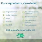 Igennus Highest Strength Chelated Magnesium Glycinate 1300mg, 380mg Elemental, 90 Servings, Pure & Clean Buffered Magnesium Bisglycinate, Vegan, 180 Capsules - Image 5