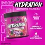 BodyFuel Hydration Electrolyte & Vitamin Powder - Natural Energy & Reduces Tiredness & Optimise Hydration (210g - 30 Servings)(Squashies Drumstick) - Image 4