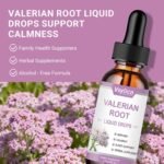 Valerian Root Liquid Drops | High-Potency 590mg per Serving Alcohol-Free Herbal Supplement | Fast-Absorbing Liquid for Natural Calm, Relaxation & Sleep Support | 2 fl oz (60 mL) | 30-Day Supply - Image 4