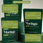 Organic Moringa Capsules 2400mg, High Strength Pure Moringa Oleifera Leaf Powder, Rich in Antioxidants, Iron & Vitamins, Natural Energy Boost & Immune Support 120 Vegan Capsules - Image 5