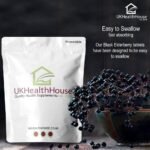 UKHealthHouse Elderberry Sambucus 5:1 Extract 1,000mg Tablets General Wellbeing Support Herbal Supplements for Men & Women Vegan Pills Tablet not Capsules or Powder (180 tabs) - Image 4