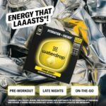 waterdrop® Microenergy Turbo Boost Set - Energy Drink, 36 Water Flavouring Hydration Cubes, Mixed Fruit Flavour, Sugar Free, Low Calorie Fizzy Drinks, 160 mg Natural Caffeine, Vitamin C and B - Image 4