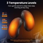 Hand Warmers, Hand Warmers Rechargeable with Stress Relief Design, 2 Pack 6000mAh Magnetic Handwarmers Reusable Pocket Heater - Image 4