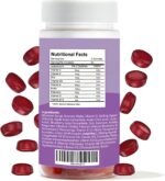 Hair, Skin & Nail Beauty Gummies - Biotin, Zinc, Vitamin D3, Selenium, Vitamin C - Vegetarian Berry Chewable Gummies - Gluten, Dairy, Soy & GMO Free (60 gummies) - Image 3