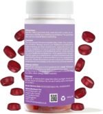 Hair, Skin & Nail Beauty Gummies - Biotin, Zinc, Vitamin D3, Selenium, Vitamin C - Vegetarian Berry Chewable Gummies - Gluten, Dairy, Soy & GMO Free (60 gummies) - Image 4