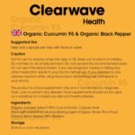Curcumin 95 | Organic | Curcumin Capsules high Strength with Black Pepper | 500mg 95% Curcuminoids & 10mg Organic Black Pepper | 60 Capsules 2 Month Supply | by Clearwave Health - Image 4