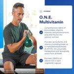 Pure Encapsulations O.N.E. Multivitamin - Comprehensive Once-Daily Multivitamin - with Vitamins A, B1, B2, B3, B5, B6, C, D, E, K, Folate & Selenium - 30 Capsules - Image 3