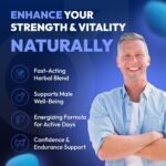 YutiLabs - ErectUp V-Ultra Blue 10 Tablets for Men Natural Support for Enhanced Performance and Vitality. Strong Natural Blue Tablets - Image 3
