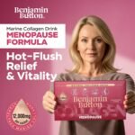 Menopause Collagen Liquid 12,000mg, 14x Marine Collagen Peptide Sachets with Red Clover, Maca, Reishi, Vitamins C D3 K2, Biotin & Zinc, Skin, Hair, Joint & Hormone Support - Passion Fruit - Image 3