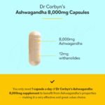 Dr Corbyn Ashwagandha 8,000mg with 12mg Withanolides (120 Capsules) | Maximum Strength Ashwagandha Supplement | Capsules for Superior Absorption | Vegan & UK Made - Image 4