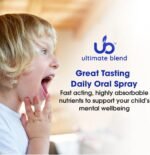 Ultimate Blend Kids Unwind Sleep Spray - Children's Calming Sleep Supplement with Vitamins, Minerals & Antioxidants | Junior Oral Spray for Improved Mental Health & Sleep | Raspberry Flavour - Image 6
