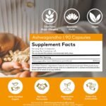 Organic India Ashwagandha, Certified Organic & Vegan, 90 Capsules - Image 4