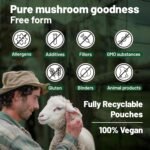Mushroom Complex 6 Lions Mane Mushroom Supplement 120 Capsules High Strength Vegan Supplement with Lions Mane, Reishi, Chaga Mushroom Powder, Shitake, Cordyceps & Maitake (120 Capsules) - Image 7
