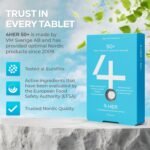 4 HER 50+ - Multi Vitamins for Women Over 50 - Vegan Tablets, 60pcs - Multi Vitamins and Minerals Supplements with Biotin, Vitamin K2, Vitamin D3 and Vitamin B2 - Post Menopause Supplements - Image 6