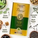 Theoni Extra Virgin Olive Oil 5 Litre Cold Pressed, Greek – Rich Flavour For Cooking, Salads, Dressings, Seasonings, BBQ's, Pasta | Low Fat Cold Pressed Olive Oil Extra Virgin - Image 4