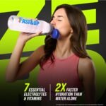 Fast&Up Reload Zero Electrolyte Tablets | Zero Sugar & Calories | Lemon & Lime Flavour | 100 Effervescent Tablets with Vitamin C & B12 | Instant Hydration & Energy - Image 3
