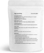 Sage Leaf 500mg Extract Tablets, Menopause Support, Hot Flushes, Sweats, Natural Rosmarinic Acid (Pack of 120) - Image 4