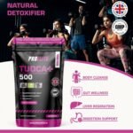 Tudca Tauroursodeoxycholic 500mg 60 Vegan Capsules | Advanced Liver Detox Support | Bile Salt Supplement | NO Fillres & Binders |100% Pure TUDCA | Digestion and Immune System by PROELITE - Image 4