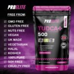 Tudca Tauroursodeoxycholic 500mg 60 Vegan Capsules | Advanced Liver Detox Support | Bile Salt Supplement | NO Fillres & Binders |100% Pure TUDCA | Digestion and Immune System by PROELITE - Image 6