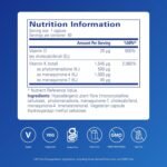 Pure Encapsulations Vitamin K with D3 - Hypoallergenic Formula with Vitamin K1, K2, and D3 - for Bone and Arterial Health - 60 Capsules - Image 7
