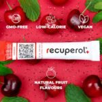 Recuperol Rehydration & Recovery Electrolytes Powder Supplement for Dehydration, 6 Sachets, Replace Mineral Salts & Fluids, Zinc, Vitamin C, B12, D3, Potassium, Natural Cherry Flavour - Image 5