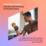 Black Maca Root 32000mg - Power 20:1 Maca Capsules with L-Arginine Zinc B6 B12 - Peruvian Maca for Men and Women - 120 Capsules Black Maca Nutralie - Image 3