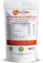 Vitamin B Complex High Strength, Pack of 100 Tablets (3+ Months Supply), All 8 Essential B Vitamins in 1 Tablet for Men & Women, B1, B2, B3, B5, B6, B12, Biotin & Folic Acid, UK - Image 3