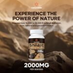 Shilajit Capsules 2000mg, 100% Pure Shilajit with Ashwagandha Root Extract, 60% Fulvic Acid and 85+ Minerals, High Strength Himalaya Shilajit Supplement for Energy, 60 Count (Pack of 2) - Image 3