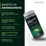 Ashwagandha Gummies by Wishamin – Ashwagandha Extract & Vitamin B6 – Apple Flavour – Vegan, Mind & Energy Support, Supplement for Women & Men – 60 Gummies (2 a Day) - Image 4