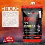 Iron Tablets High Strength 14mg - 60 Tablets - Vegan Energy Tablets for Tiredness and Fatigue - High Absorption Iron Supplements for Women and Men - Made in The UK by PROELITE - Image 5
