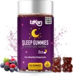 Sleep Supplement Gummies for Adults with Magnesium, Valerian Root, L-Theanine, Passionflower Extract, Chewable Sleep Aid, Calm Mood Vegan 60 Gummies |Mixed Berry Flavour| (1) - Image 3