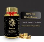 Glutathione 1500 mg Softgels – High-Strength Skin Radiance & Antioxidant Complex with Collagen, Vitamin C, Hyaluronic Acid & CoQ10 – Biotin, Zinc & Botanical Extracts – 60 Softgels – UK - Image 4