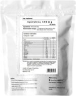 UKHealthHouse Premium Spirulina 500mg x 60 Tablets - High Strength Pure Green Detox Cleanse Natural Superfood, Vegan, Protein Iron Vitamins Nutrition - Image 3