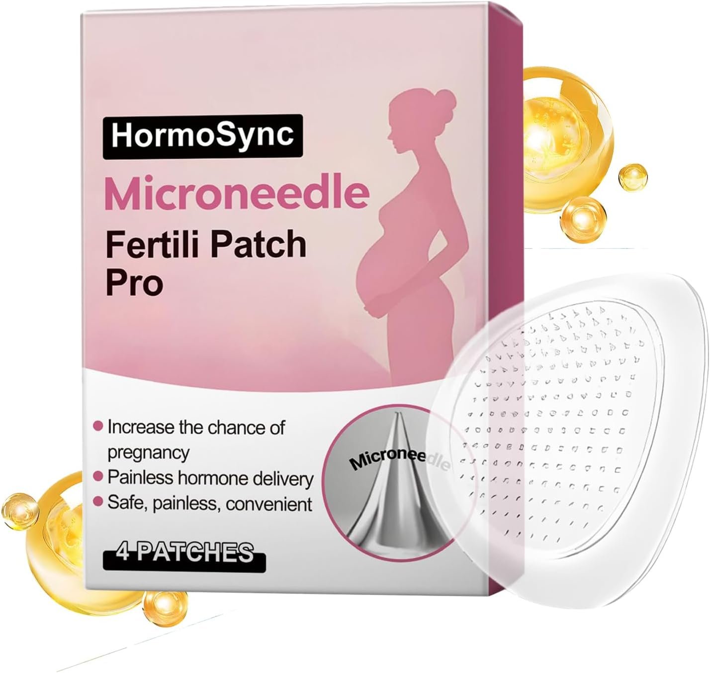 Microneedle Fertili Patch, Women’s Wellness Patch, Hor-mone Balance Patches, Supports Fertility & Wellness, Comfortable & Skin-Friendly, 5pcs Nude Color, For Restaurant, Business, Travel, Daily Use - Image 3