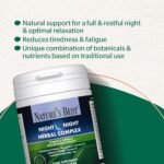 Nature’s Best Night Night Herbal Complex - Bedtime Support - with Magnesium & Vitamins B6, B12-90 Capsules (45 Day Supply) - Image 3