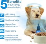 Dog Calming Drops, Stress & Anxiety Treatment for Dogs, Valerian & Ashwagandha Compound, Travel, Separation & Fireworks Remedy, 100% Natural, 30ml - Image 4