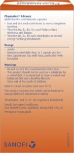 Pharmaton Advance Multivitamin and Mineral Capsules, 30 Capsules - Image 3