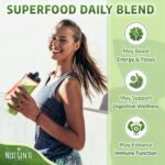 Super Greens Powder - 150g, 4 Pack - Immune Support - Food Supplement - Superfood Greens - Smoothie Mix for Shakes - Detox & Healthy Boost for Juice Beverages or Any Drink - by NextGenU - Image 3
