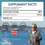 Pygeum Africanum Capsules - 60 Capsules - 5000mg 10:1 Extract - High-Strength Formula for Prostate Support and Hormonal Balance, Daily Dietary Supplement - Image 7