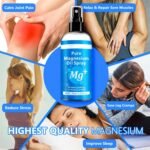 Pure Magnesium Oil Spray for Relaxation & Muscle Relief – 100% Natural Magnesium Spray for Feet & Stress Relief, Sleep Aids for Adults, Fast-Absorbing Body Sp ray - Image 4