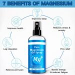 Pure Magnesium Oil Spray for Relaxation & Muscle Relief – 100% Natural Magnesium Spray for Feet & Stress Relief, Sleep Aids for Adults, Fast-Absorbing Body Sp ray - Image 5