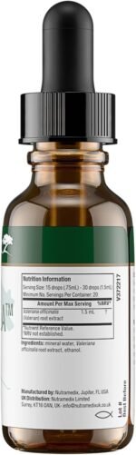 NutraMedix Amantilla™ Liquid Valerian Root Drops - High-Bioavailability Herbal Extract • Vegan, No Preservatives – 1 oz (30 mL) - Image 4